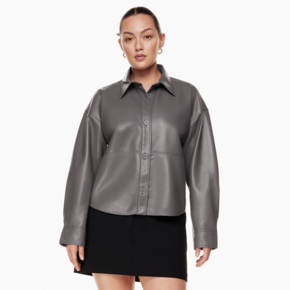 Aritzia Babaton Pelli Hip Shirt Jacket NWT